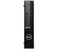 Dell Комп'ютер персональний неттоп OptiPlex 7010 MFF, Intel i3-13100T, 8GB, F256GB, UMA, WiFi, кл+м, Win11P