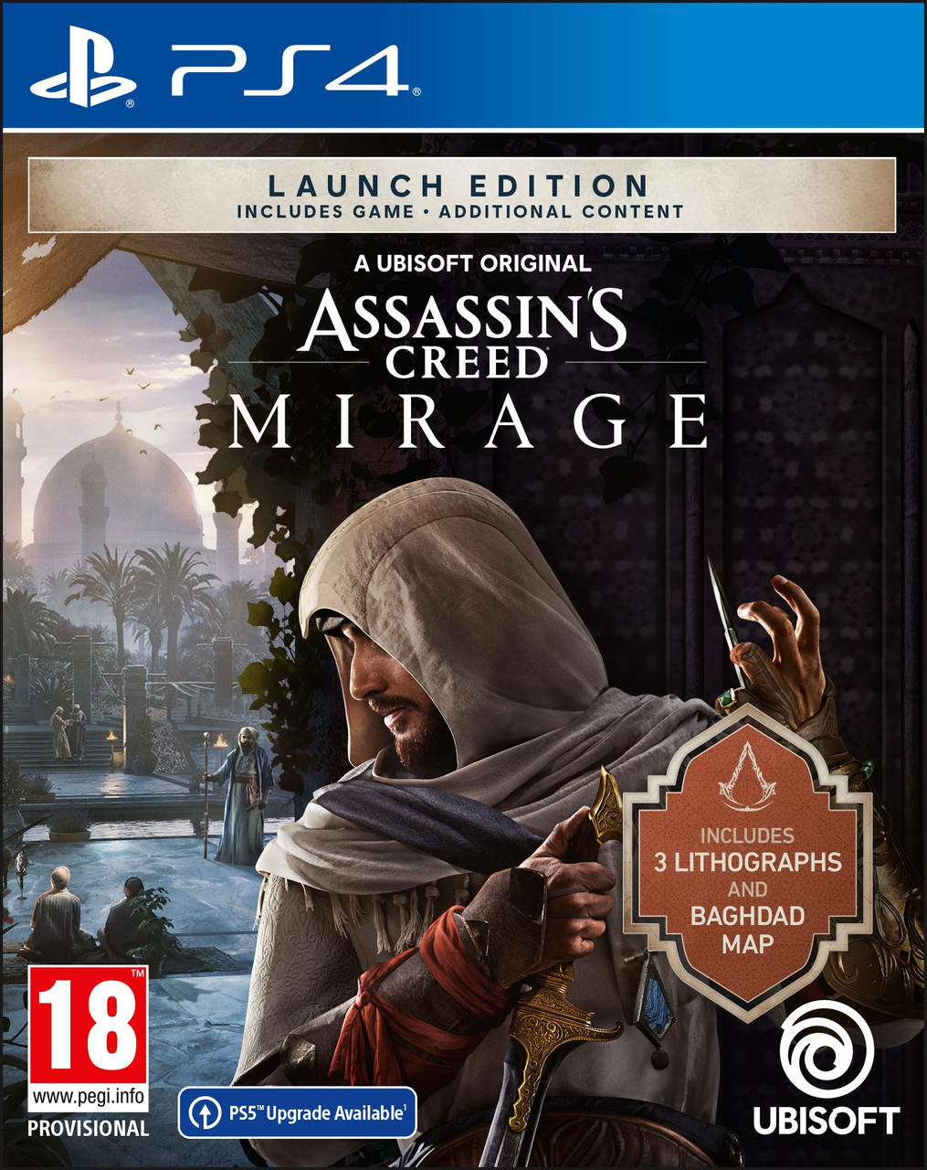 Games Software Assassin's Creed Mirage Launch Edition (Free upgrade to PS5) [BD disk] (PS4), фото 1