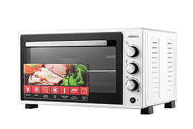 ARDESTO Електропіч 1700Вт, 48л, хром.тени, таймер, підсвічув., конвекція, подв.скло, білий