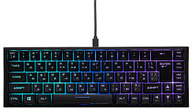 2E Gaming Клавіатура ігрова KG350 RGB 68key USB Black Ukr