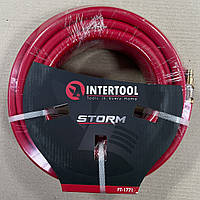 Шланг гібридний, професійний, 20 атм, 8*15 мм, 10 м зі швидкорознімними з'єднаннями вир-во INTERTOOL PT-1771