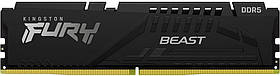 Kingston Пам'ять ПК DDR5 16GB 5200 FURY Beast Black