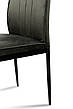 Стілець обідній м'який на металевих ніжках Річь Мікс меблі, колір графіт, фото 6