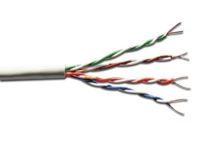 Digitus CAT 6 U-UTP, 305m, AWG 23/1, Al/Cu, PVC, сірий