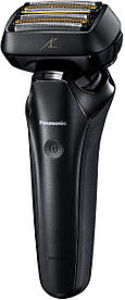 Panasonic Бритва електр. сіткова, 14000 об/хв, бритв.головок-6, Li-Ion, сух.+волог., тример, чорний
