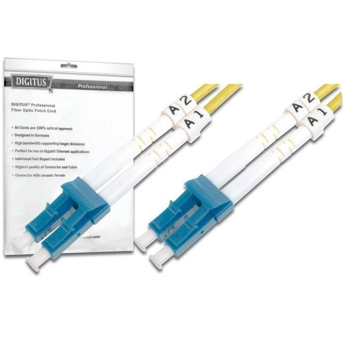 Digitus LC/UPC-LC/UPC,9/125,OS2,duplex,5m