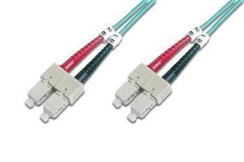 Digitus SC/UPC-SC/UPC,50/125, OM3,duplex,1m