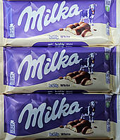 Белый пористый шоколад в молочном шоколаде Milka 95г