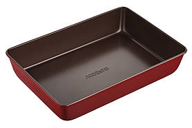 ARDESTO Форма для випікання Golden Brown, 34.5х24х6см, вуглецева сталь, прямокутна, коричнево-червоний