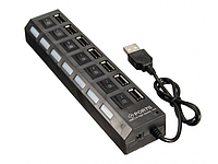 USB HUB на 7 порта с выключателями 2.0