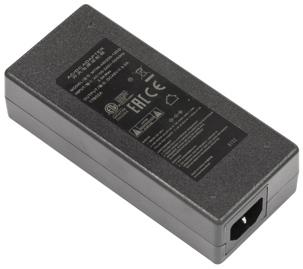 MikroTiK Блок живлення High power 48V 2A 96W power supply + power plug