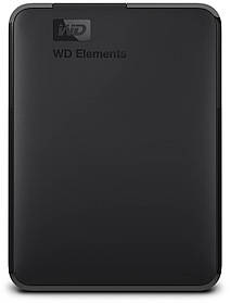 WD Портативний жорсткий диск 5TB USB 3.0 Elements Portable Black