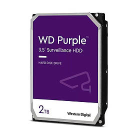 WD Жорсткий диск 2TB 3.5" 256MB SATA Purple Surveillance