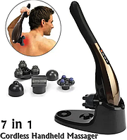 Ручний електро-масажер Benbo AM-12L для всього тіла, ніг, шиї, рук, спини, плечей і м'язів перкусійний віброційний антицелюлітний