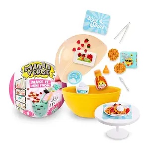 MGA's Miniverse Make It Mini Food Cafe Series 1 Breakfast Shop Bundle Mini Collectibles 4 Pack