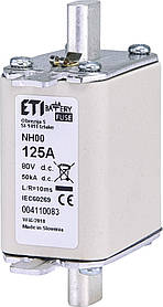 ETI Запобіжник NH-00 Battery 125A 80V DC