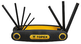 Topex 35D959 Ключi шестиграннi Torx T9-T40, набiр 8 шт.