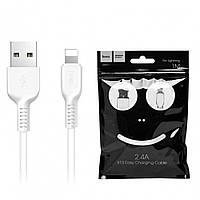 USB кабель Hoco X13 Lightning 2.4A 1m white