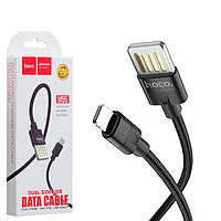 USB кабель Hoco U55 Outstanding Lightning 2.4A, 1.2m black