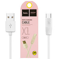 USB кабель Hoco X1 Rapid Type-C, 3A, 1m white