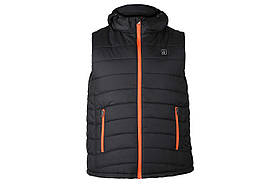 2E Tactical Жилет з підігрівом Heat Power Plus Black з капюшоном, розмір XXL