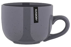 ARDESTO Чашка Bagheria, 480 мл, Grey, кераміка