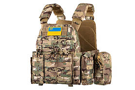 2E Tactical Плитоноска Тип 5 з бічним захистом,  камуфляж