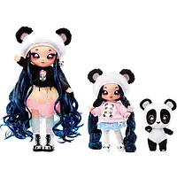 Кукла Na Na Na Surprise Family, Soft Panda Family, Doll Set of 3 with 2 Fashion Dolls and 1 Pet 575979C3