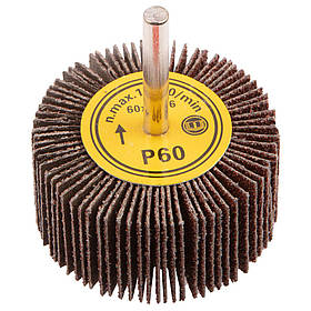 Graphite 55H758 Круги пелюсткові із хвостовиком, 60 x 30 мм, K60