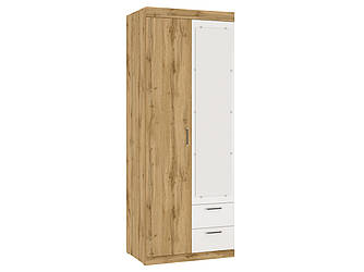 Шафа для одягу Ш-2 Моніка Дуб Тахо/Білий