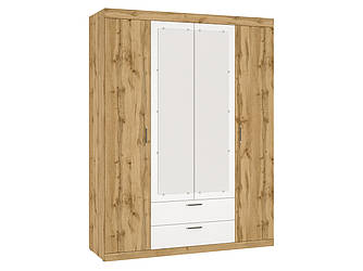 Шафа для одягу Ш-4 Моніка Дуб Тахо/Білий