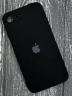 Чехол Silicone Case Full Camera (AA) для Apple iPhone 7 Черный/Black
