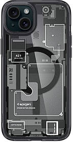 Spigen Чохол для Apple iPhone 15 Ultra Hybrid MagFit, Zero One