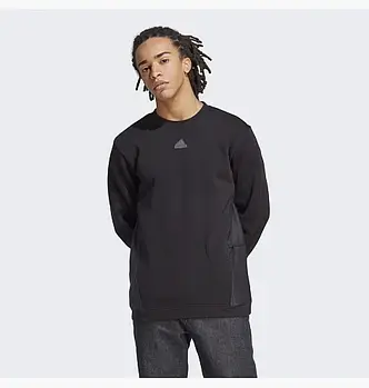 Чоловічий світшот Adidas City Escape Sweatshirt Black, розмір L