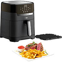 Аэрофритюрница air fryer Tefal Easy Fry&Grill Precision EY505815 Аэрогриль электрическая сенсорная 1400 Вт