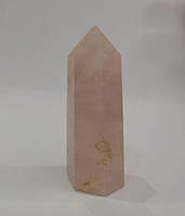 УЦІНКА. (ціна за 52 грам ) Рожевий кварц кристал багатогранник "олівець" сувенір натуральний камінь (сколи)