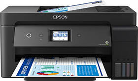 Epson БФП ink color A3 EcoTank L14150 38_24 ppm Fax ADF Duplex USB Ethernet Wi-Fi 4 inks Black Pigment