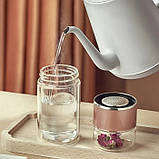 Скляний термос із подвійними стінками для чаю Infuser 280 мл, золотий, фото 7