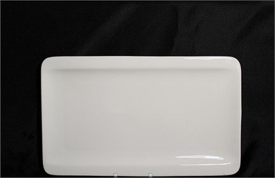 Блюдо Helios Extra white прямокутне порцелянове 155х255 мм. (W0160)