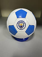 Сувенірний настільний футбольний м'яч із символікою FC Manchester City.