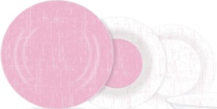 Рожевий столовий сервіз Luminarc Ambi Poppy Pink зі склокераміки 19 пр (V6285)