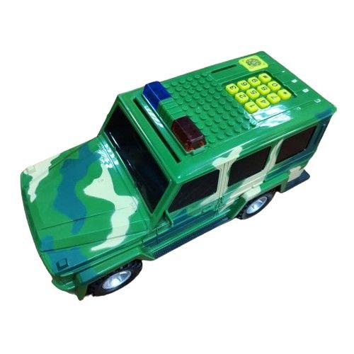 Машинка скарбничка сейф Зелений