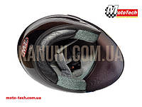 Шлем HF-210 ЧЕРНЫЙ (открытый/тонированное стекло) MotoTech