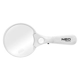 Neo Tools Лупа, 3 ступені збільшення, LED підсвічування