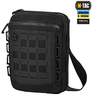 M-Tac тактична сумка планшет Laser Cut Hex Black (чорна)