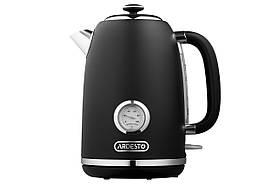 ARDESTO Електрочайник EKL-F410BG 1.8л/2200Вт/strix контроль/нерж. сталь/індикатор температури/чорний