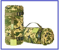 Тактический флисовый P9Q0R Плед военный с чехлом спальник зимний Каремат зсу Мешок спальный походный