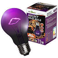 Лампа для террариума с подогревом Repti-Zoo Night Heat Bulb 75 Вт ночная