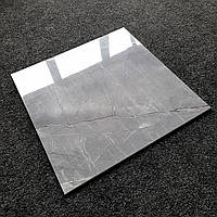 Сіра плитка під Мармур Камінь 60х60 Керамограніт