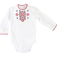 Боді вишиванка з довгим рукавом